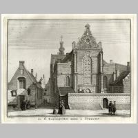 Utrecht, Sint-Catharinakathedraal, Gezicht op de Catharijnesteeg te Utrecht, Wikipedia,2.JPG